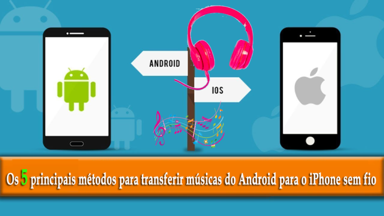 transferir músicas do Android para o iPhone sem fio