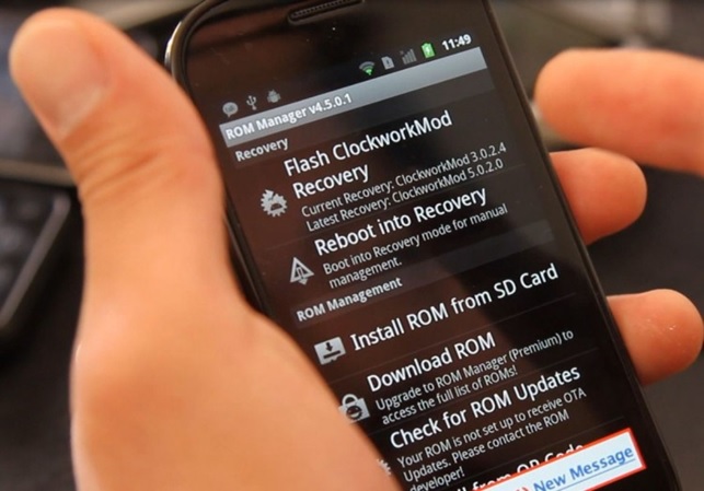 erro de criptografia malsucedida no Android