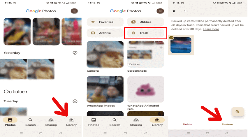 Android Tábua Recuperação