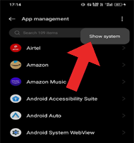 Código de erro Android 505 Play Store