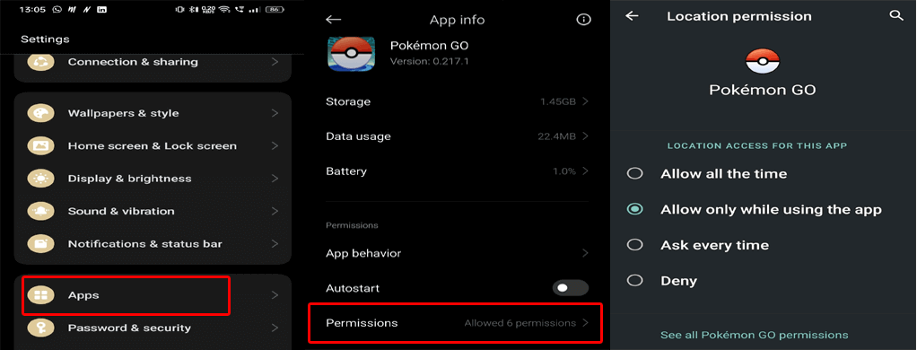 Pokémon Go não conseguiu detectar a localização