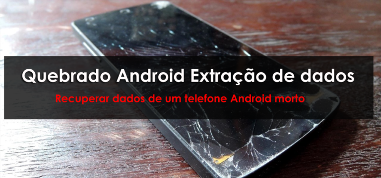 Quebrado Android Extração de dados