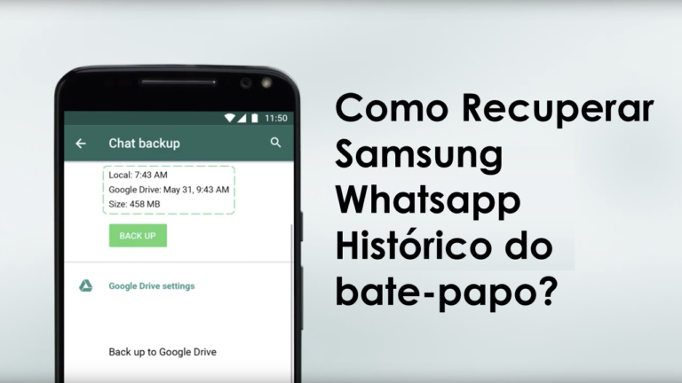 Como Recuperar Samsung Whatsapp Histórico do bate-papo?