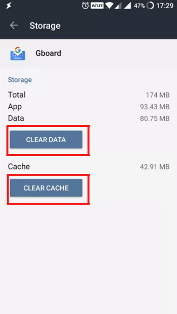 Gboard não funcionar problema