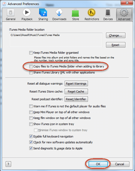 Copie músicas do iTunes para o Android