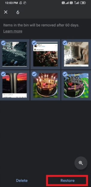 recuperar seus dados excluídos