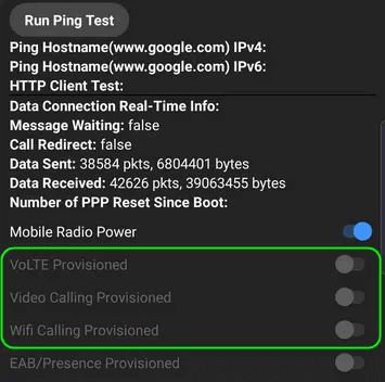 A chamada por Wi-Fi não funciona no Android