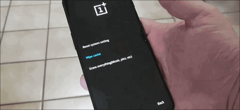 limpar o cache do dispositivo