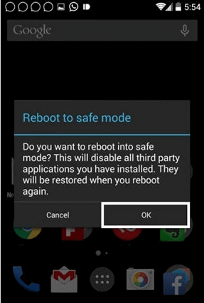 a tela sensível ao toque não está funcionando na Huawei