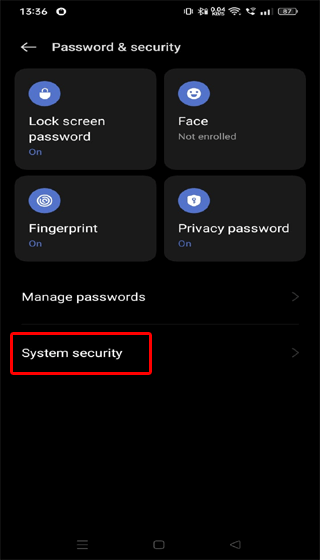 protegendo a privacidade no telefone Android