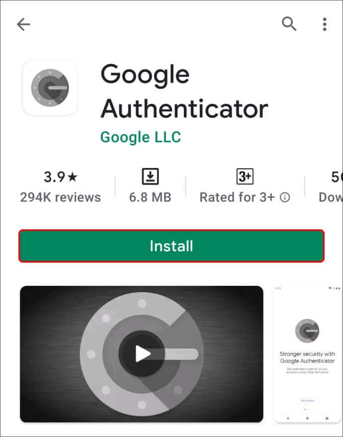 Etapas para instalar o Google Authenticator usando o código de verificação em duas etapas?