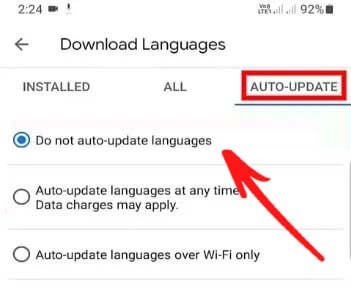 Serviços de voz do Google Atualização aguardando conexão de rede