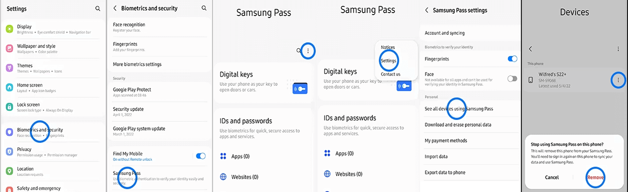 Como configurar o Samsung Pass em telefones Galaxy