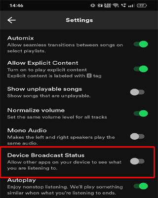 Spotify não funciona no Android Auto