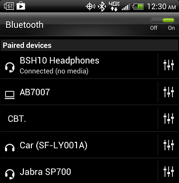 corrigir o Android Bluetooth conectado não mídia
