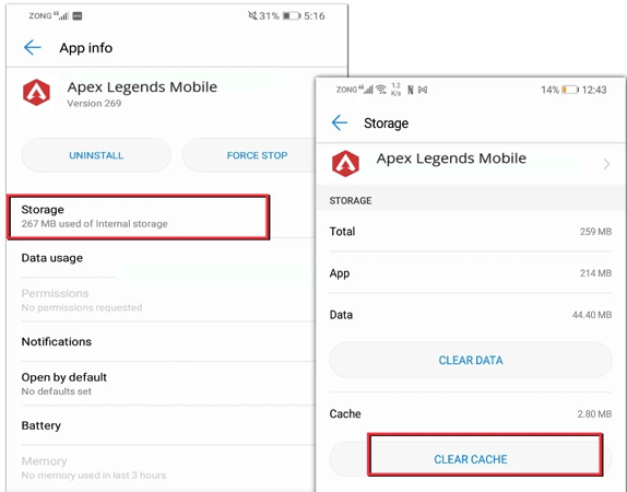 corrigir o código de erro 3 do Apex Legends Mobile