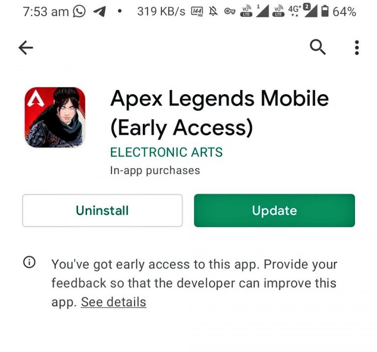 código de erro 561 do Apex Legends Mobile no Android