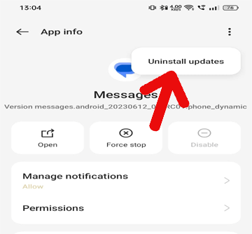 por que minhas mensagens de texto desaparecem no Android