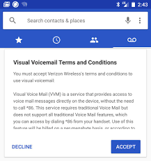 configuro o visual voicemail no Android