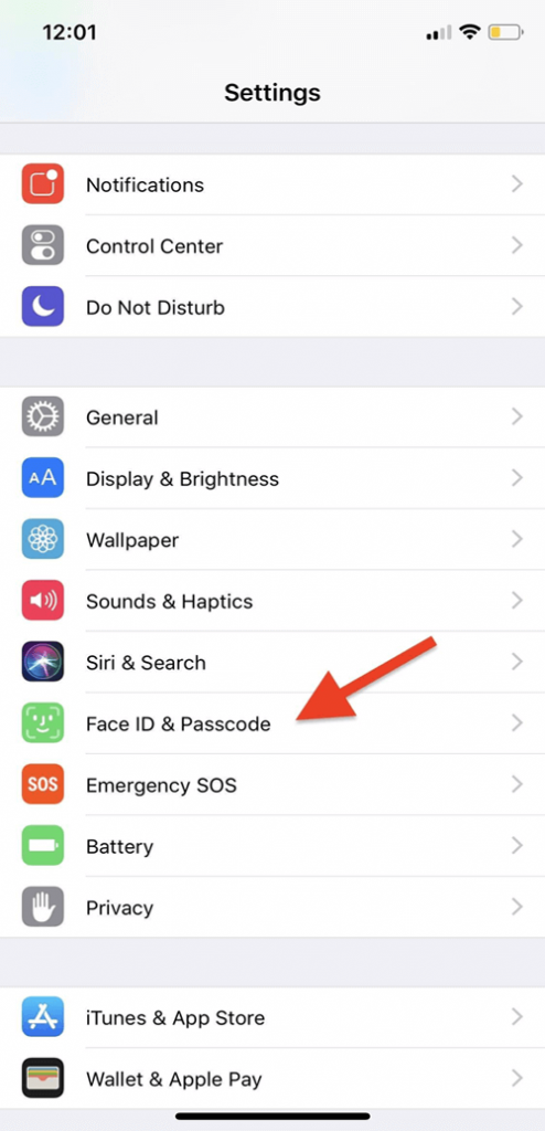 corrigir Face ID parou Trabalhando No iPhone