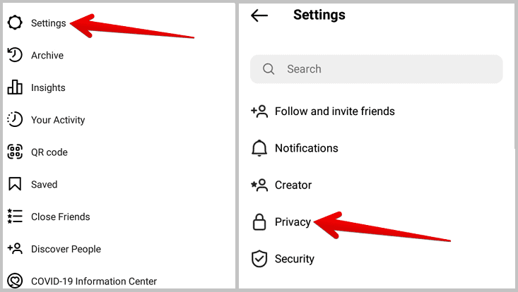 veja mensagens ocultas no Instagram