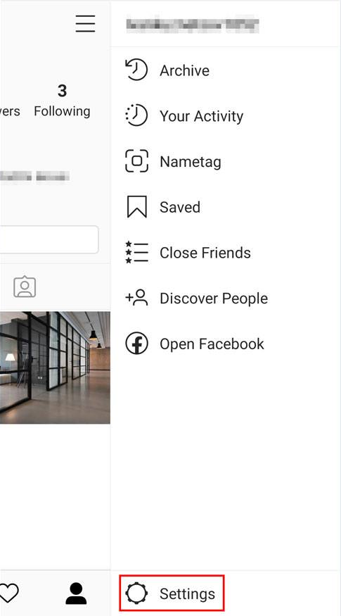 verifique mensagens ocultas no aplicativo Instagram