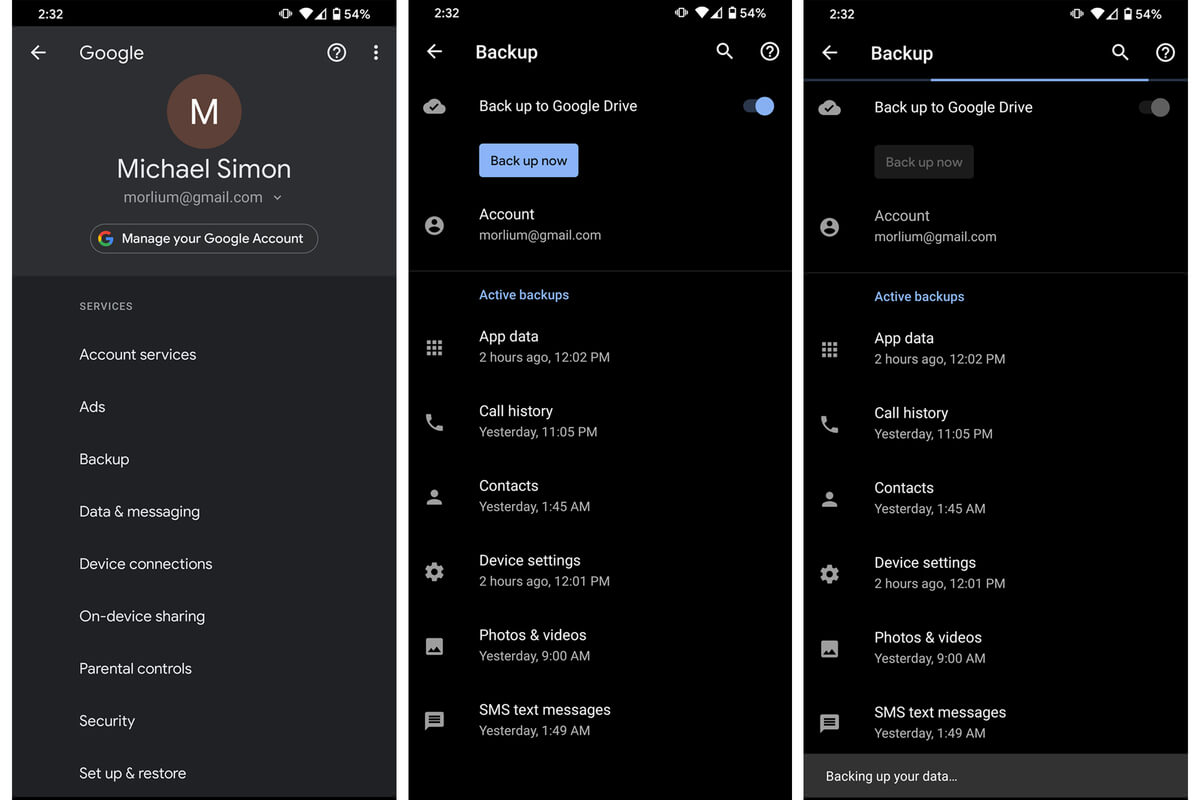 transferir dados do telefone antigo para o Nothing Phone (1)