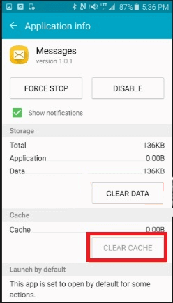 mensagem bloqueandoestá ativo erro