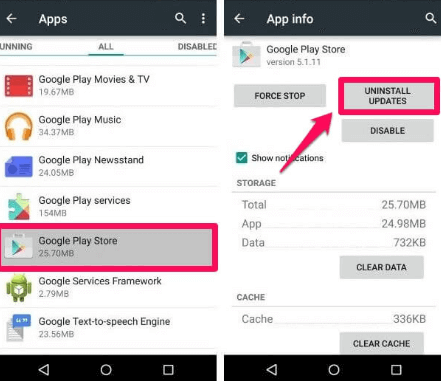 Google Play Services Conta Ação Requerido
