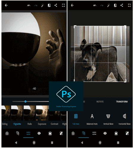 como clarear imagens borradas no Android