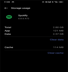 limpe o cache e os dados do aplicativo