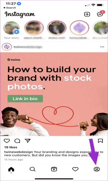 conserte o Instagram não carregando as fotos