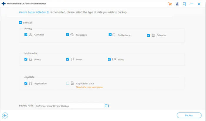 faça backup dos dados do telefone Android antes de fazer o root
