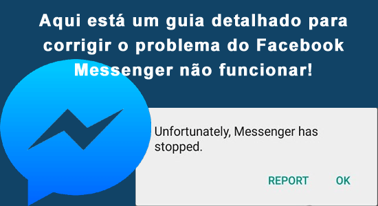 Facebook Messenger não funciona
