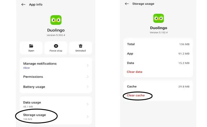 Duolingo travado na tela de carregamento do Android