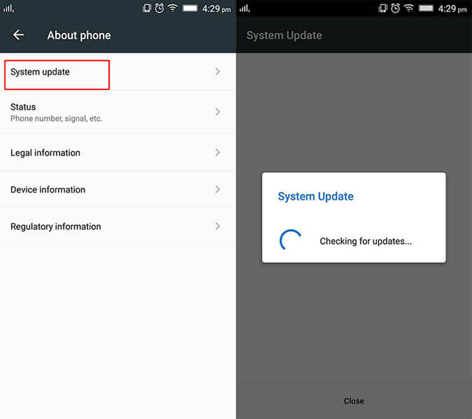 corrigir o problema de atualização do Telegram