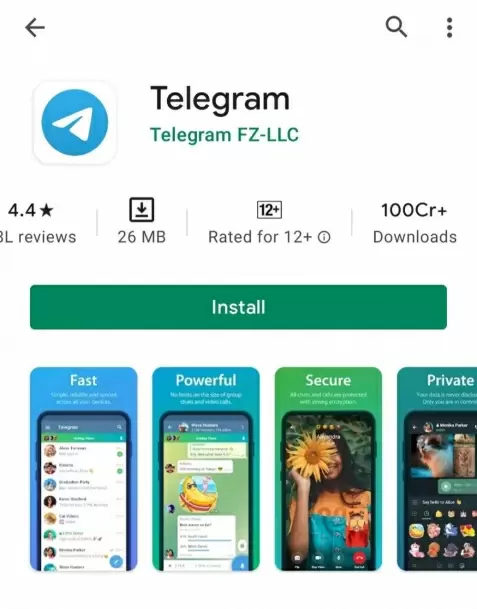 corrigir o problema de atualização do Telegram