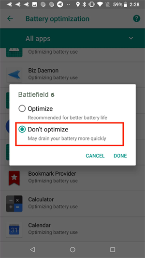Widgets não aparecem no Android